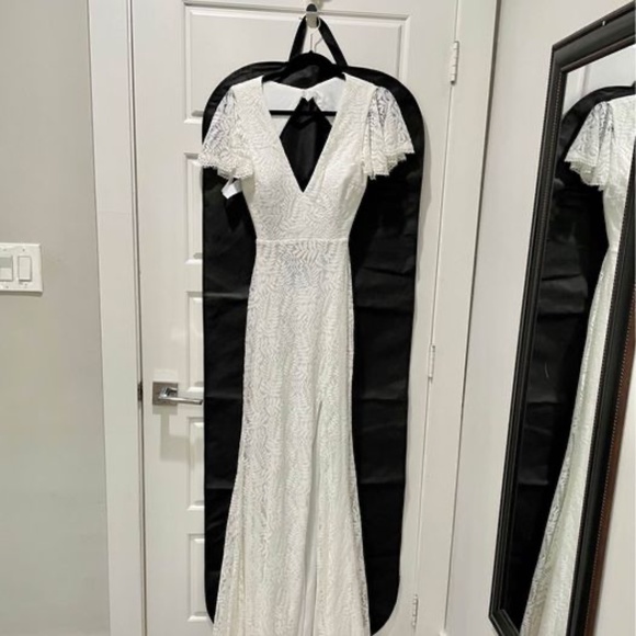 NWT Fame and Partners Chelsey Wedding Dress from BHLDN Size 2 - Picture 5 of 7